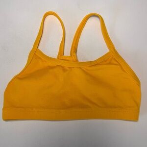 Motionwear Racerback Cami Bra Top Yellow, Medium Child 8-10